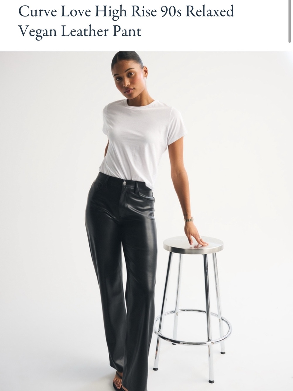 Abercrombie leather pants